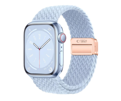 Pasek i akcesoria do zegarków TECH-PROTECT Nylonmag do Apple Watch 40/41/42 mm Baby Blue 5906302312832